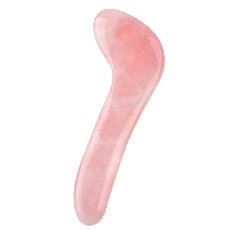 Rose Quartz Gua Sha, 14 Shapes, picture 3