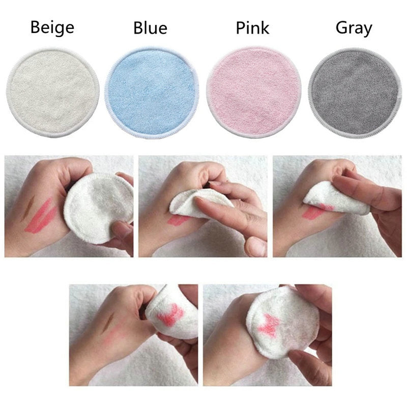 Reusable Makeup Remover Pads, 12 with Wash Bag, picture 4