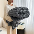 ZEVA Faux Rabbit Fur Blanket — Soft Double-Sided Plush | Winter Essential