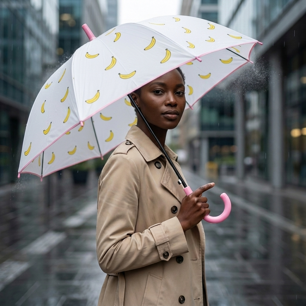 Fruit Print Umbrella