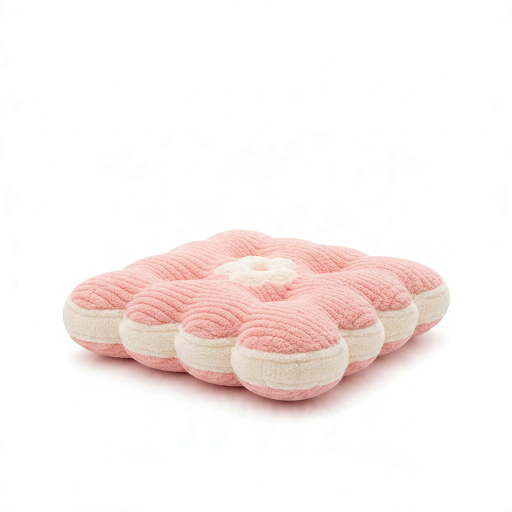 Pink Flower Cushion