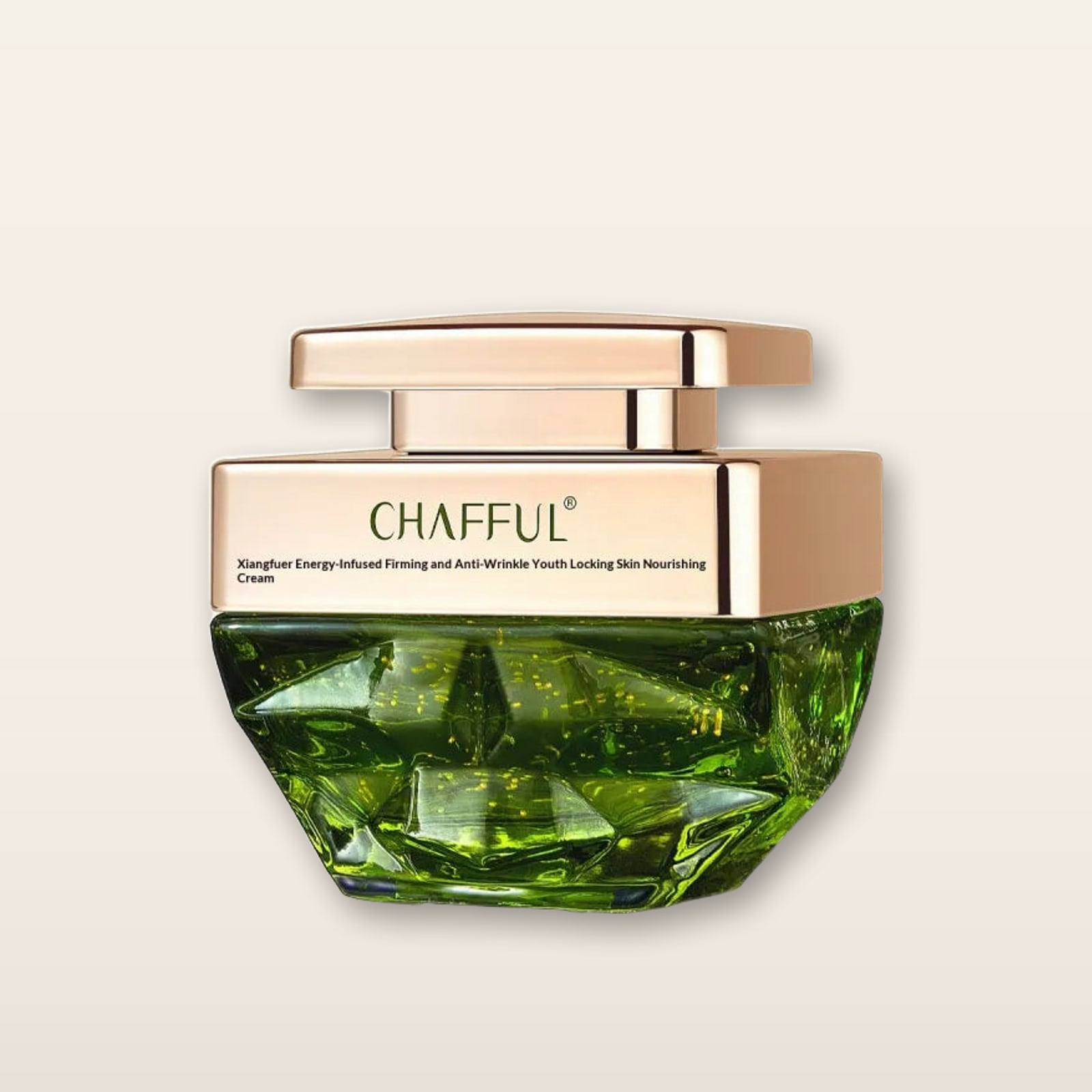Resurrection Plant Face Cream on a warm cream stone surface